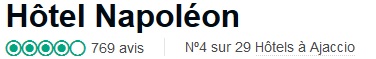 L'hôtel Napoléon et TripAdvisor L'hôtel Napoléon et TripAdvisor
