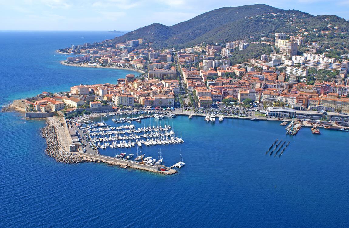 La ville d'Ajaccio